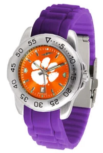 Clemson Tigers Men's Anochrome Sport Silicone Band Watch - Picture 1 of 1