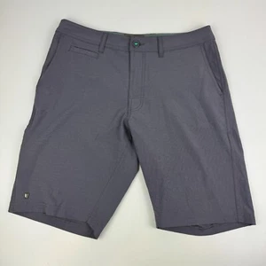 Linksoul Mens Size 32 Hybrid Performance Shorts Slate Gray 10" Ins Phone Pocket - Picture 1 of 7