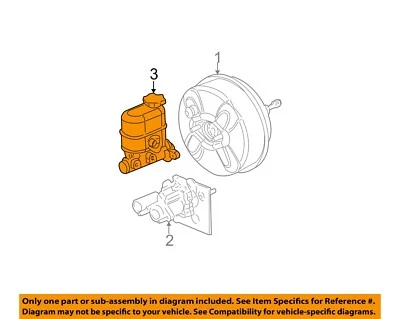 Cilindro maestro de freno usado se adapta a: Chevrolet Avalanche 1500 2002 propulsores de freno de vacío Foto 1 de 3