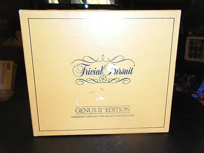 Set of Trivial Pursuit Genus II Edition Question Cards - Image 1 of 2
