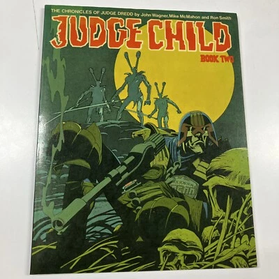 JUDGE CHILD #1 Libro Uno (Titan 1983) Primera impresión En estado bastante bueno/casi nuevo TPB Juez de alto grado Dredd Foto 1 de 2