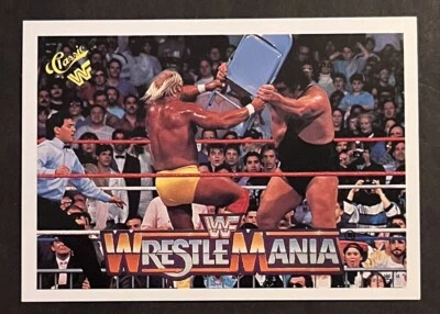 Hulk Hogan Andre The Giant Wrestlemania 1990 clásico IV WWE WWF #34 @ no como nuevo Foto 1 de 3
