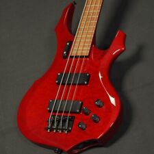 EDWARDS E-T-98FR See Thru Red Bass Guitar