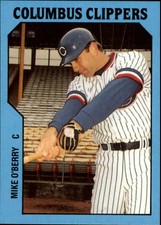 1985 Columbus Clippers TCMA #12 Mike O'Berry