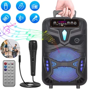 300W RGB Lautsprecher Kabelloser Bluetooth 5.0 Subwoofer Musikbox mit Mikrofon - Bild 1 von 21