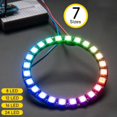 1Stk 5V Individuell Adressierbare RGB LED-NeoPixel Ring Für WS2812 Neue - Bild 1 von 4