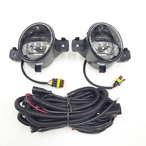 Fit 2004-2016 Nissan Sentra with Wire Switch Clear Fog Driving Light Kit LED DRL - Picture 1 of 10