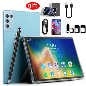 Tablet 16GB RAM+256GB ROM Android 13 10.1 inch GPS Google 8000mAh 5G WIFI 8Core - Picture 1 of 13