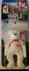 McDonald's 1999 Ty Maple The Bear Teenie Beanie Babies - Imagen 1 de 2