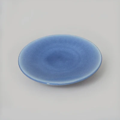 Jars France Ceramics Bleu Chardon Dessert Plate blue 20 cm new - Image 1 of 4