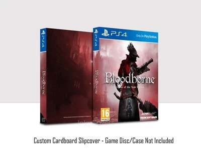 Bloodborne Game of the Year PS4 Custom Cardboard Slip Cover Steelbook Protector - Image 1 of 2