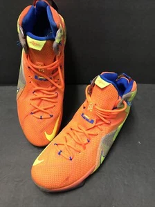 Nike LeBron 12 Six Meridians #684593 870 Sz 15 Preowned  - Picture 1 of 8