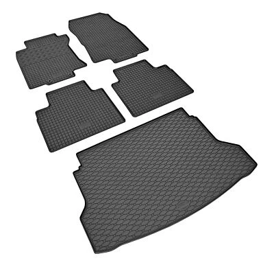 Alfombrillas de goma y maletero aptas para Nissan X-Trail desde 2017 hasta 2022 - Imagen 1 de 4