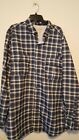 Boulder Creek Trading Co. outdoor shirt size 2XL tall blue plaid vented L/S