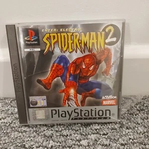 Spider-Man 2: Enter Electro - Platinum Edition (Sony PlayStation PS1, 2002) - Picture 1 of 3