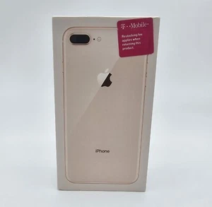 Apple iPhone 8 Plus Gold EMPTY BOX ONLY NO Accessories/Phone T-Mobile 64GB 2017 - Photo 1 sur 14