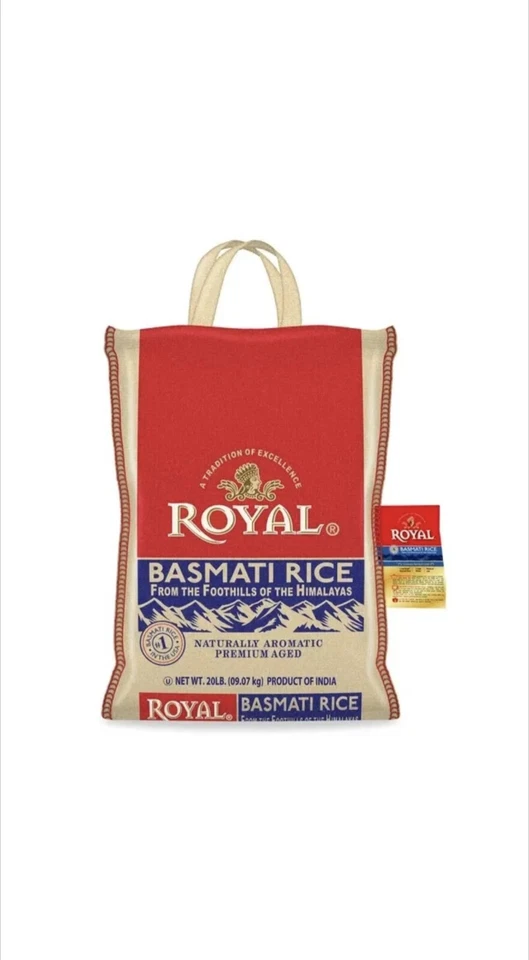 Royal Basmati Rice Bag | No Rice/ Bag Only - Image 1 of 1