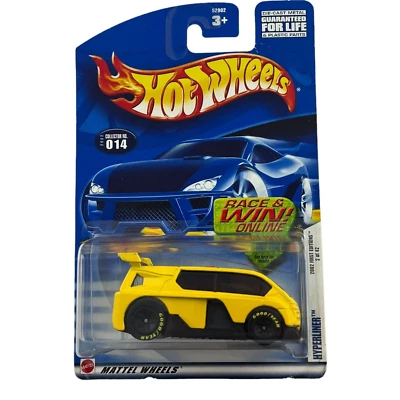 Hot Wheels 2002 First Editions Yellow Hyperliner 2/42 Diecast Vehicle Mattel - Image 1 of 4