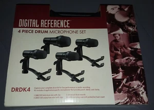 DIGITAL REFERENCE 4 Piece Drum Microphone Set DRDK4 With Case and Original Box - Picture 1 of 8
