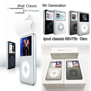 Nuevo Apple iPod Classic 6ta 7ma Generación 80GB 120GB 160GB 256GB - Todos los Colores - Imagen 1 de 28
