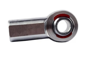 7/16" x 7/16" UNF Ultra High Performance Female Left Hand Thread Rose Joint - Picture 1 of 1