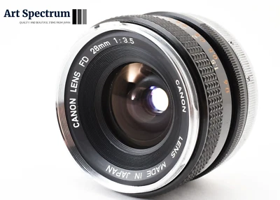 [Opt N Mint] Canon FD 28mm f3.5 Wide Angle Prime Lens from Japan - Image 1 of 4