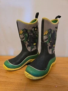 Original Muck Boots Size 3 Youth Transformers  Green & Yellow - Picture 1 of 7