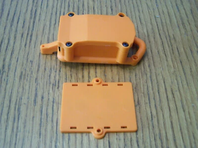 Axial 1/10 RBX10 RYFT Radio Box & ESC Mount Receiver Box Waterproof Orange Rx - Image 1 of 3