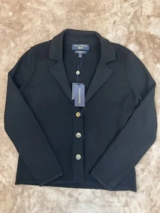 Paul Costelloe Extra Fine Merino Wool Womens 10 Button Up Jumper Cardigan - Picture 1 of 8