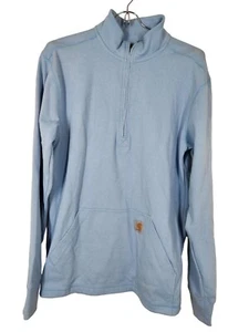 Carhartt Herren Thermo Relaxed Fit 1/4 Zip Hemd Small Heavyweight Hand Pocket - Bild 1 von 6