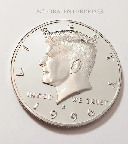 1996 S KENNEDY *CLAD PROOF* HALF DOLLAR  **FREE SHIPPING** Cover