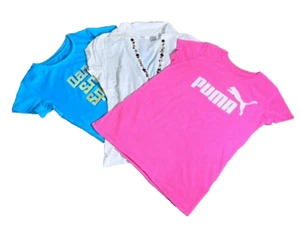 Bulk Wholesale Lot 3 shirts Young Girls 12-16 Mixed Sizes Puma  Champion Poul - Picture 1 of 14