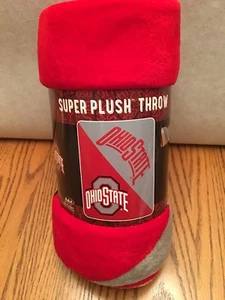 The Northwest Company Ohio State Buckeyes 46" x 60" Halftone Micro Raschel Throw - Picture 1 of 6