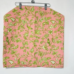 8 servilletas de tela Williams Sonoma rosa verde floral pájaros 100 % algodón hechas en India - Imagen 1 de 13