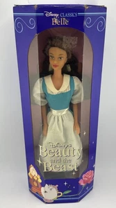 NEW 1992 DISNEY CLASSICS BEAUTY AND THE BEAST BARBIE BELLE DOLL NIB MATTEL #1647 - Picture 1 of 6