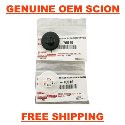 2013 13 SCION IQ FLOOR MAT RETENTION CLIP CARPET CLIP OEM 全新 — 第 1/3 张图片