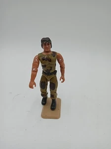1986 American Defense US Forces Defenders 3,75" Brushfire Figure & Stand #uib3 - Foto 1 di 4