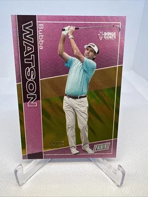 Gold Last on Print /10 2025 Panini The National Bubba Watson #41 LIV Range Goats - Image 1 of 2
