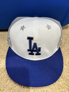 LA Dodgers All Star Mütze 2018 Größe 7 New Era SnapBack grau blau silber weiß - Bild 1 von 6