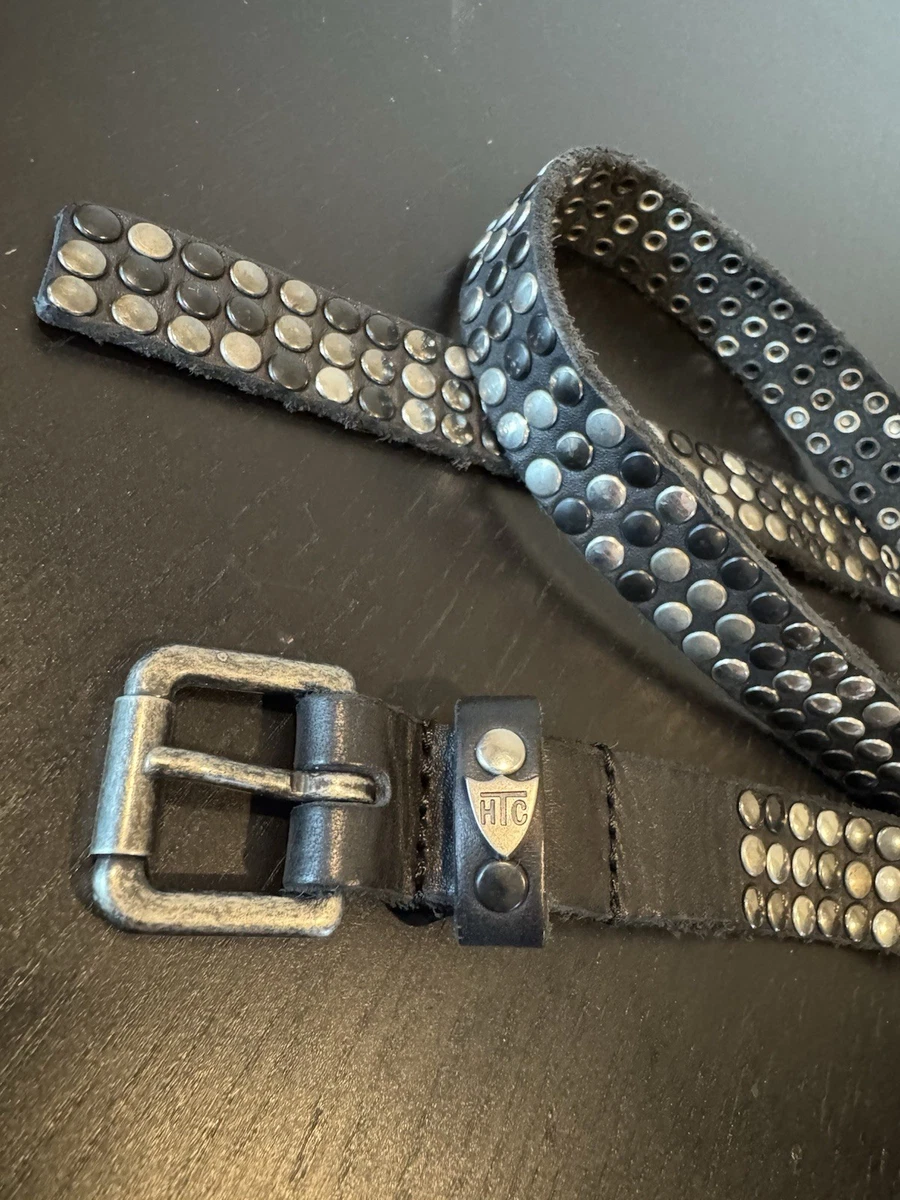 Leather Studded Belts for Men for sale | eBay