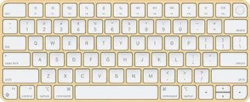 Apple Magic Keyboard with Touch ID Wireless Bluetooth Silicon Genuine - Yellow - Image 1 of 1