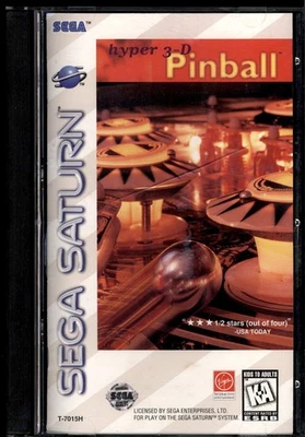 Hyper 3-D Pinball Sega Saturn 1996 Video Game - Complete Tested Working CIB - Image 1 of 4