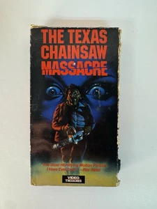 VHS Tape, Vintage Horror, The Texas Chainsaw Massacre, 1988 , Video Treasures - Picture 1 of 3