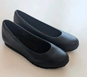 Keen Kanteen Damen-Ballerinas flach wasserdicht rutschfest Größe 8 schwarzes Leder - Bild 1 von 6