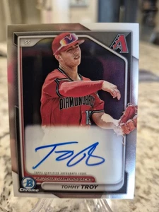 Autógrafos Bowman 2024 - Chrome Prospect Tommy Troy #CPA-TT Diamondbacks  - Imagen 1 de 2