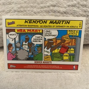KENYON MARTIN (Denver Nuggets) 2005-06 TOPPS BAZOOKA BASKETBALL COMIC CARD #7 - Picture 1 of 2