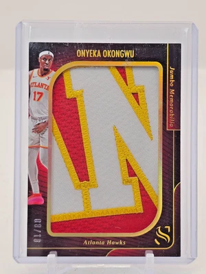 ONYEKA OKONGWU 2024-25 PANINI SILHOUETTE JUMBO PATCH HOLO GOLD /10 Q4832 - Image 1 of 2