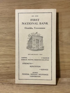 Informe condensado 1953 del primer banco nacional Oneida, Tennessee  - Imagen 1 de 4