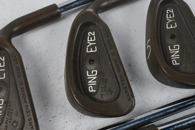 Ping Eye 2+ BeCu Irons / 3-9i / Black Dot / Stiff Flex Steel Shafts - Image 1 of 4