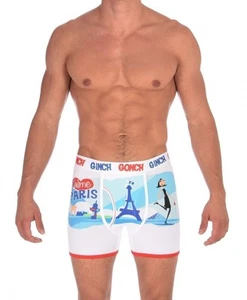 Ginch Gonch Men's I Love Paris Boxer Briefs - Picture 1 of 2